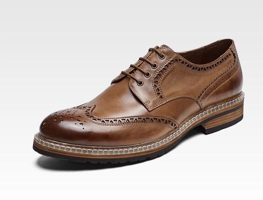 Genuine Leather Men'S Wedding Dress Shoes Handmade Mens Casual Leather Shoes