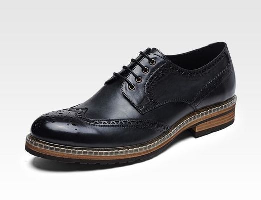 Genuine Leather Men'S Wedding Dress Shoes Handmade Mens Casual Leather Shoes