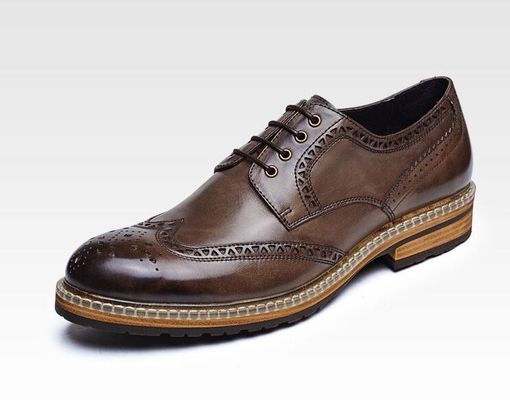 Genuine Leather Men'S Wedding Dress Shoes Handmade Mens Casual Leather Shoes