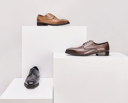 Handmade Mens Black Patent Leather Shoes Square Toe Striped Men Wedding Shoes