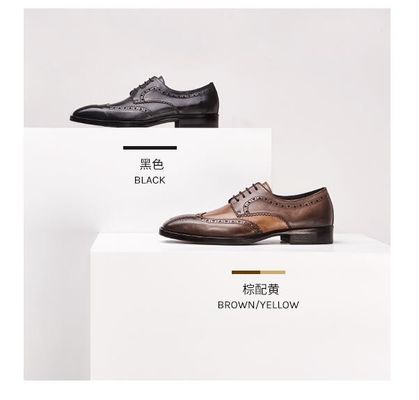 Italian Designer Mens Formal Dress Shoes Classic Formal Oxford Shoes For Men Footwear