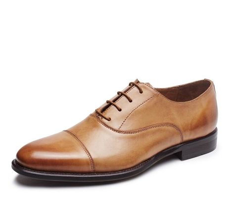 Business / Wedding Men's Dress Shoes Bullock Genuine Leather Lace Up Brogues