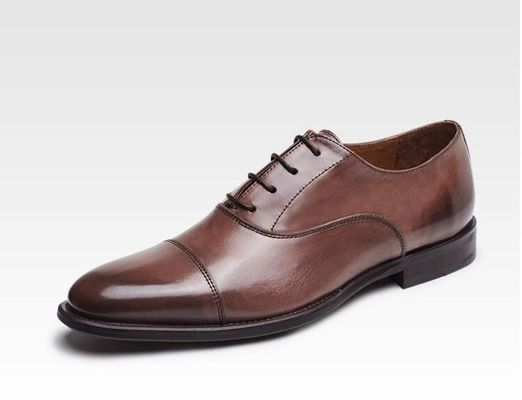 Business / Wedding Men's Dress Shoes Bullock Genuine Leather Lace Up Brogues