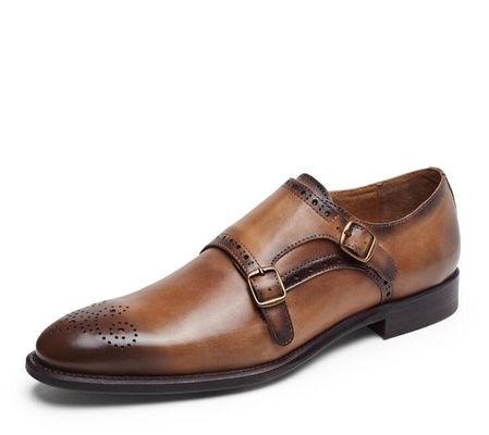 Luxury Wingtips Brogue Oxford Shoes , Men Casual Formal Shoes For Wedding