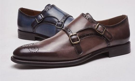 Luxury Wingtips Brogue Oxford Shoes , Men Casual Formal Shoes For Wedding