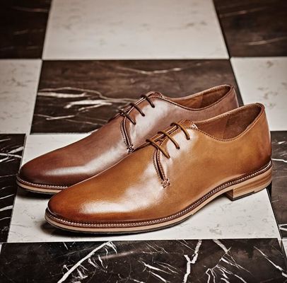 Lace Up Men'S Wedding Dress Shoes , Fashion Style Official Luxury Mens Shoes Footwear
