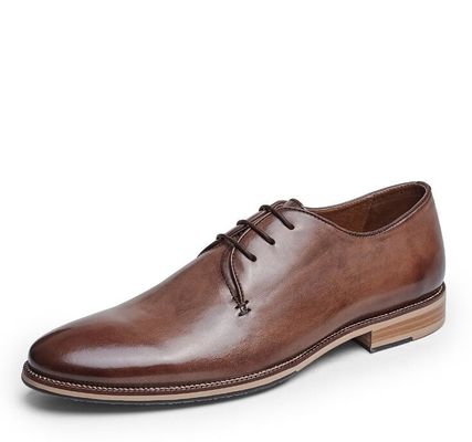 Lace Up Men'S Wedding Dress Shoes , Fashion Style Official Luxury Mens Shoes Footwear