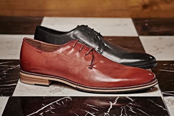 Lace Up Men'S Wedding Dress Shoes , Fashion Style Official Luxury Mens Shoes Footwear