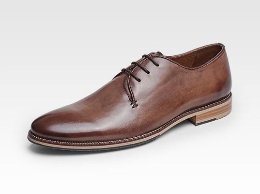 Lace Up Men'S Wedding Dress Shoes , Fashion Style Official Luxury Mens Shoes Footwear