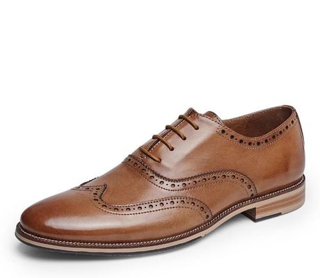 Customized Men'S Wedding Dress Shoes Handmade Full Grain Leather Goodyear Welted Shoes