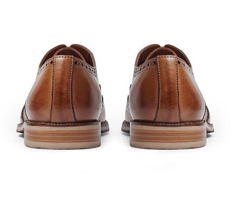 Customized Men'S Wedding Dress Shoes Handmade Full Grain Leather Goodyear Welted Shoes