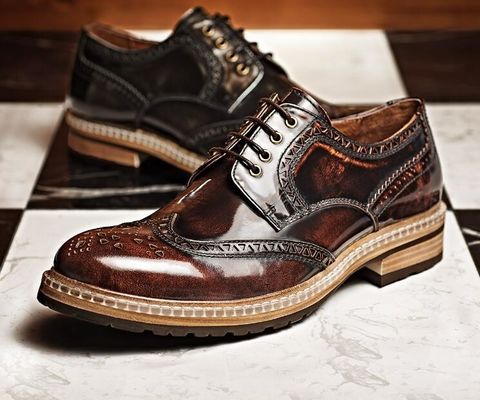 Fashion Italian Designer Men Formal Dress Shoes Genuine Leather Flat Luxury Wedding Shoes