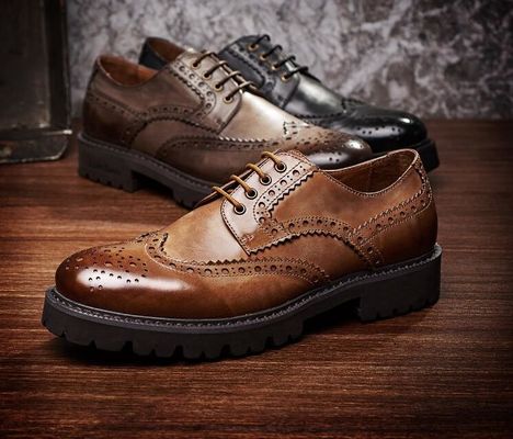 Leisure Handmade Mens Dress Casual Shoes , Breathable Lightweight Sports Shoes