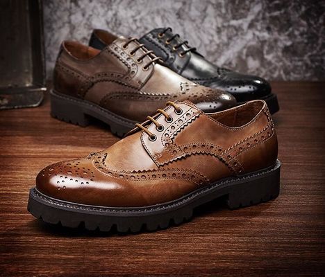 Leisure Handmade Mens Dress Casual Shoes , Breathable Lightweight Sports Shoes