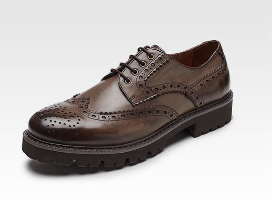 Leisure Handmade Mens Dress Casual Shoes , Breathable Lightweight Sports Shoes