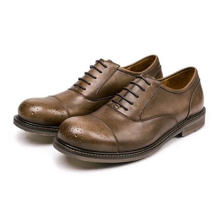 Black Round Toe  Men's Casual Shoes Breathable Business Casual Sport Shoes
