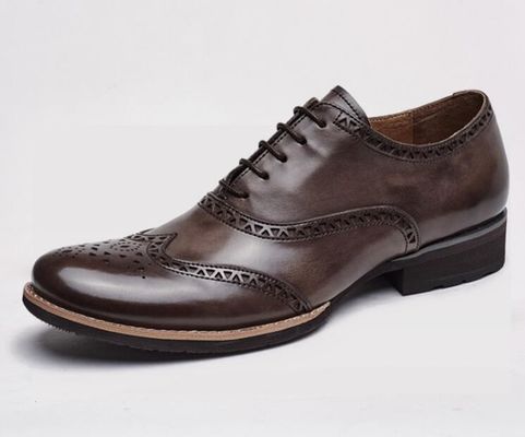 Handmade Mens Leather Tassel Loafers , Banquet Mens Leather Smoking Slippers