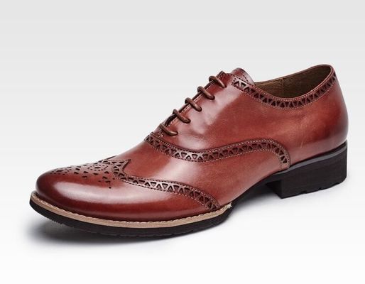 Handmade Mens Leather Tassel Loafers , Banquet Mens Leather Smoking Slippers