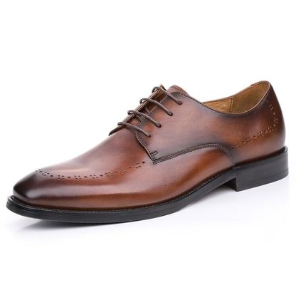 Round Toe Mens Leather Loafers Skull Style Oxford Slip On Flats Shoes For Party