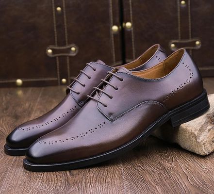 Round Toe Mens Leather Loafers Skull Style Oxford Slip On Flats Shoes For Party