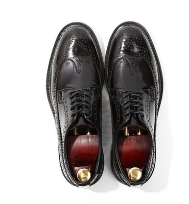 Brand Italian Mens Leather Shoes Flats Footwear Black Slip On Dress Shoes