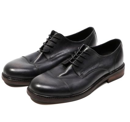Bullock Men Formal Dress Shoes Fashion Brown Mens Leather Oxford Shoes