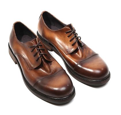 Bullock Men Formal Dress Shoes Fashion Brown Mens Leather Oxford Shoes