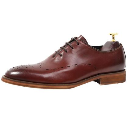 Handmade Patent Wedding Mens Leather Dress Shoes Oxfords Style With Black Striped