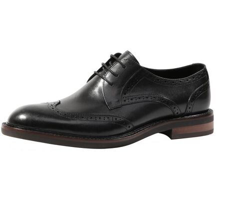 Black Crocodile Pattern Mens Leather Dress Shoes Brown / Black Men Oxford Shoes