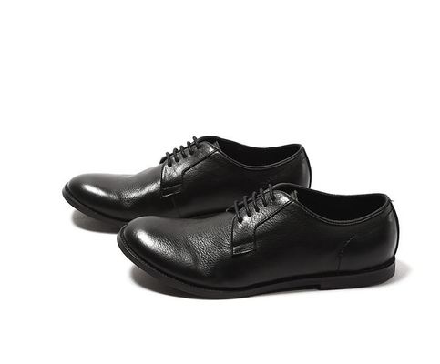 Brown / Black Single Monk Strap Shoes , Wedding Single Buckle Mens Shoes