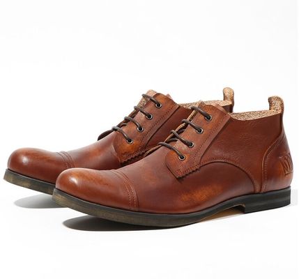 OEM Mens Casual Lace Up Shoes Comfortable Breathable Flat Driving Shoes