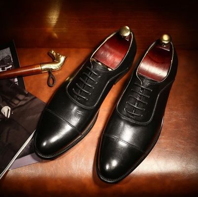 Genuine Leather Lining Formal Business Shoes Comfortable Mens Dress Shoes