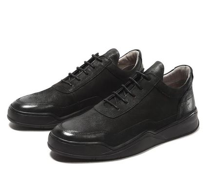 Autumn / Spring Mens Leather Casual Shoes Handmade Brown Leather Loafer Shoes