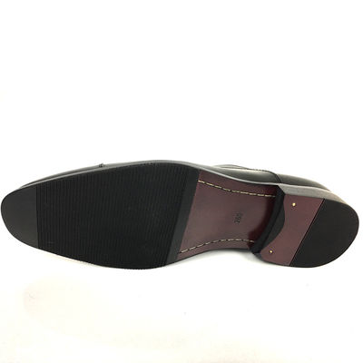Germany Style Mens Handmade Comfort Sole Oxford Dress Shoes Rubber Black