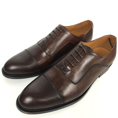 Customized Styles Mens Leather Dress Shoes / Dress Formal  Lace Up Shoes