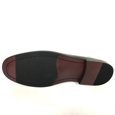 Fashion Style Buckle Loafers For Men , Bespoke Moccasins Leather Sole Shoes