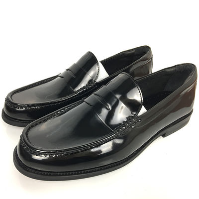 Fashion Style Buckle Loafers For Men , Bespoke Moccasins Leather Sole Shoes