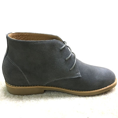 Fancy Suede Material High Top Casual Shoes , Mens Lace Up Casual Shoes