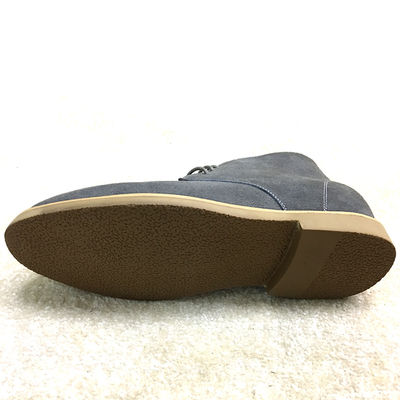 Fancy Suede Material High Top Casual Shoes , Mens Lace Up Casual Shoes