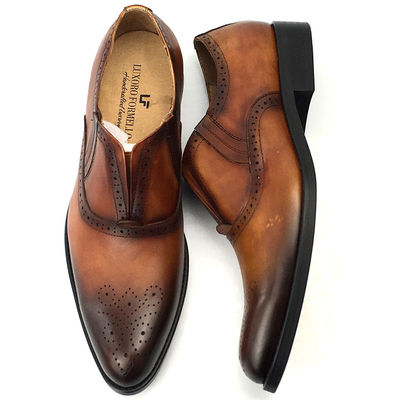 Italy Handmade Leather Men Formal Dress Shoes Oxford Office Shoes