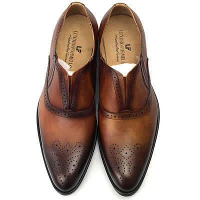 Italy Handmade Leather Men Formal Dress Shoes Oxford Office Shoes