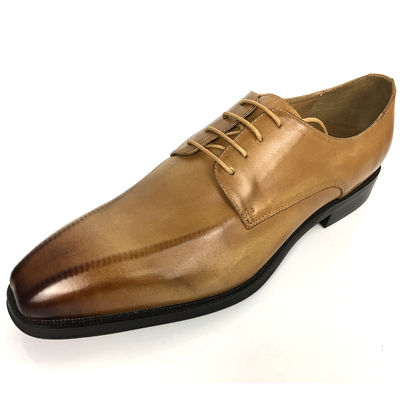 Height Increasing Lifting Dress Shoes Men Leather Oxford with square toes