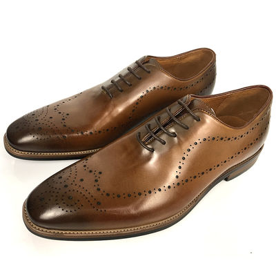 England Style Fashion Men Office Formal Leather Brogue Shoes With Big Size