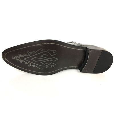 Custom Made Goodyear Mens Leather Dress Shoes , Italian Designer Wedding Dress Shoes