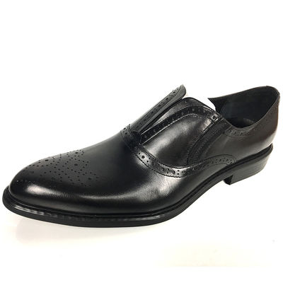 Custom Made Goodyear Mens Leather Dress Shoes , Italian Designer Wedding Dress Shoes
