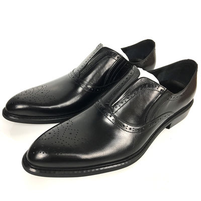 Custom Made Goodyear Mens Leather Dress Shoes , Italian Designer Wedding Dress Shoes