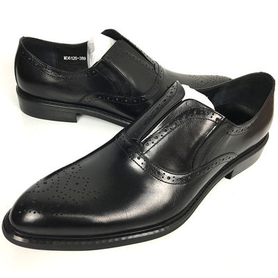 Custom Made Goodyear Mens Leather Dress Shoes , Italian Designer Wedding Dress Shoes