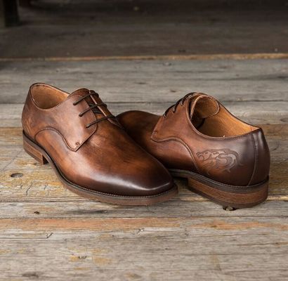 Formal Office Working Men Formal Dress Shoes , Italian Genuine Leatherman Shoes
