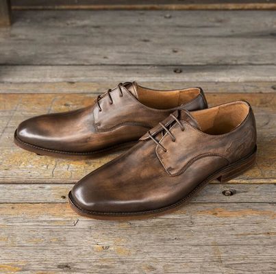 Formal Office Working Men Formal Dress Shoes , Italian Genuine Leatherman Shoes