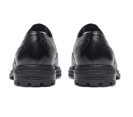 Brogues Casual Mens Leather Dress Shoes Breathable Office Police Loafer